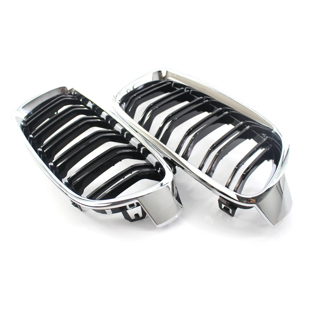 

2 pcs Electroplating Frame Left/Right Grilles For BMW 3 Series F30 2012-2018