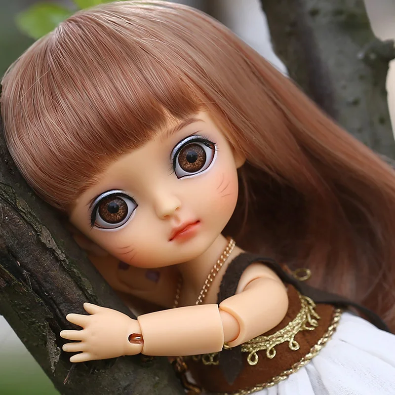 1/8 Lati желтый счастливый BJD SD полимерный корпус полный комплект модель для