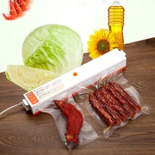 Automatic Household Food Vacuum Sealer Packaging Machine Including 15pcs Freshness Protection Bags