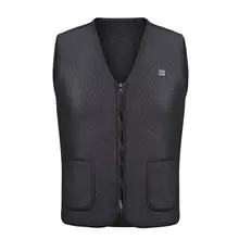 Мужской и женский жилет с электроподогревом теплый жилет теплая одежда перо Горячая Распродажа Зимний жилет Chaqueta открытый 3XL