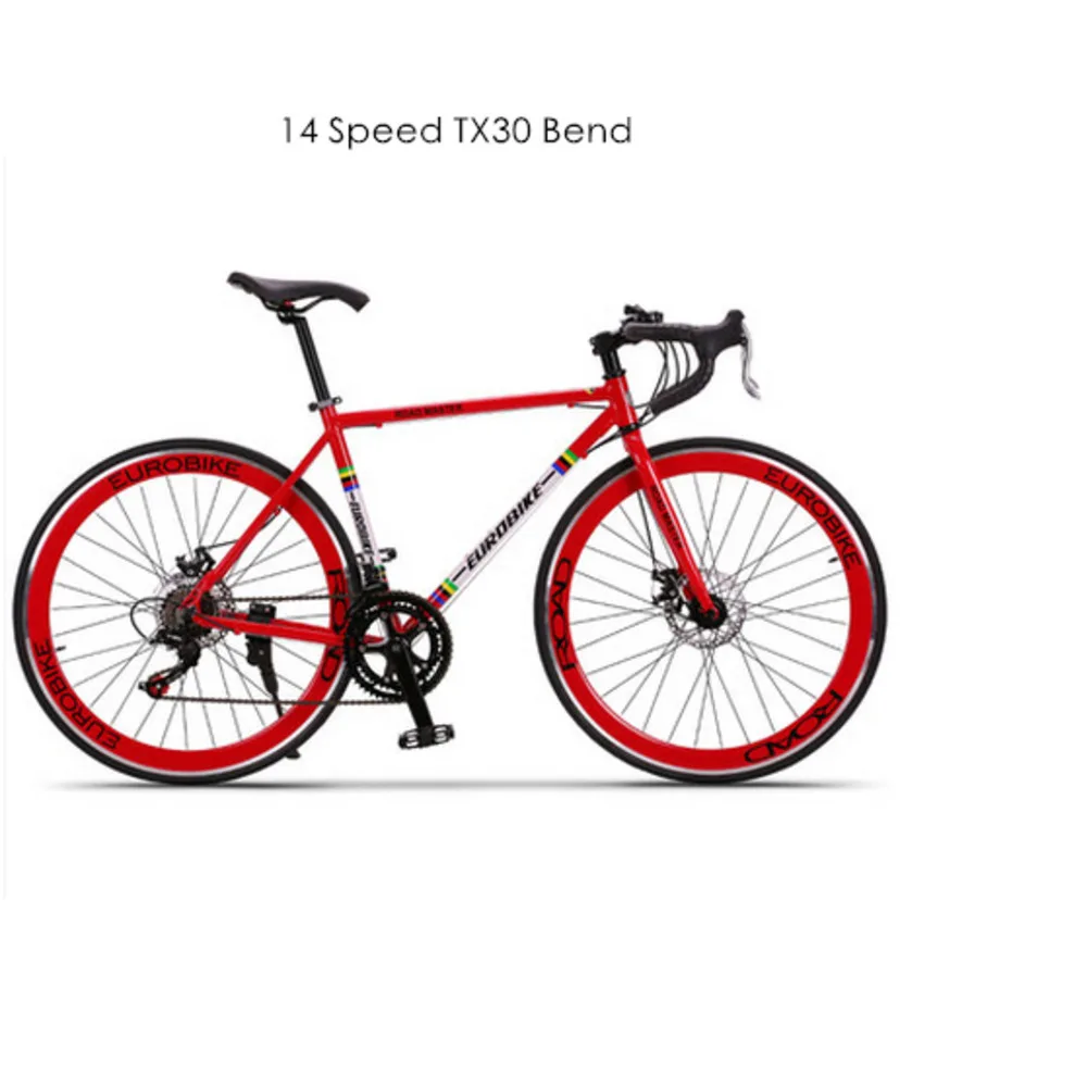 New Brand 700c Aluminum Alloy Frame 14/27 Speed Disc Brake Road Bike Outdoor Sport Racing Bicicleta Cycling Break Wind Bicycle New Brand 700c Aluminum Alloy Frame 14/27 Speed Disc Brake Road Bike Outdoor Sport Racing Bicicleta Cycling Break Wind Bicycle