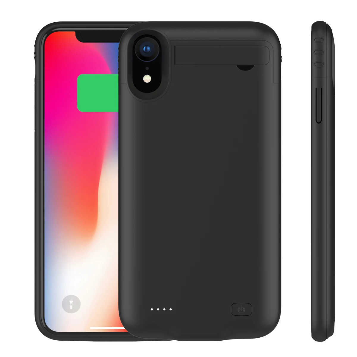 Для iPhone X XS 4200 mAh power Bank зарядное устройство чехол для телефона перезаряжаемый