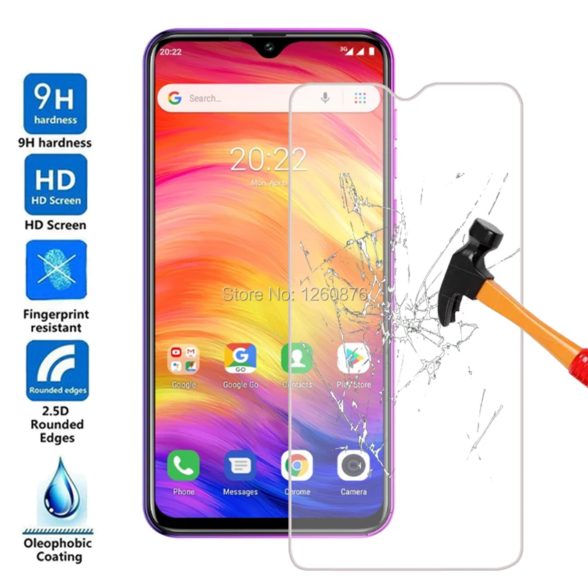 

Tempered Glass For Ulefone Note7 Screen Protector Explosion-proof Protective Mobile Phone Film For Ulefone Note 7