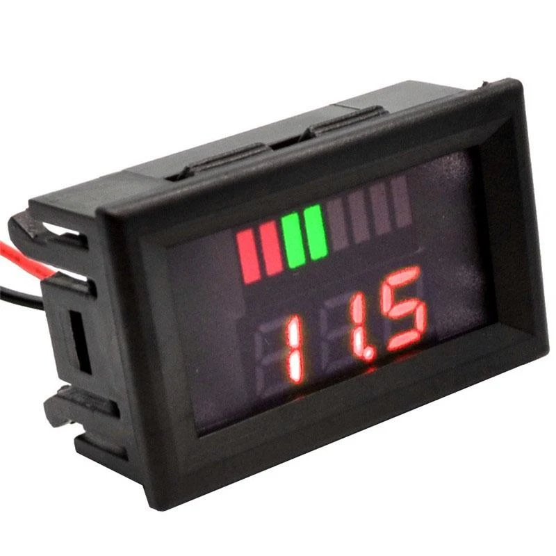 DC 12V-24V Car Motorrad LED Digitalanzeige Volt Spannung Gauge Panelmeter DC 12V-24V Car Motorrad LED Digitalanzeige Volt Spannung Gauge Panelmeter