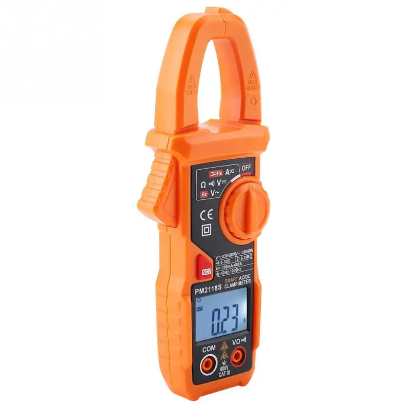 PEAKMETER PM2118S портативный цифровой измеритель напряжения переменного/постоянного