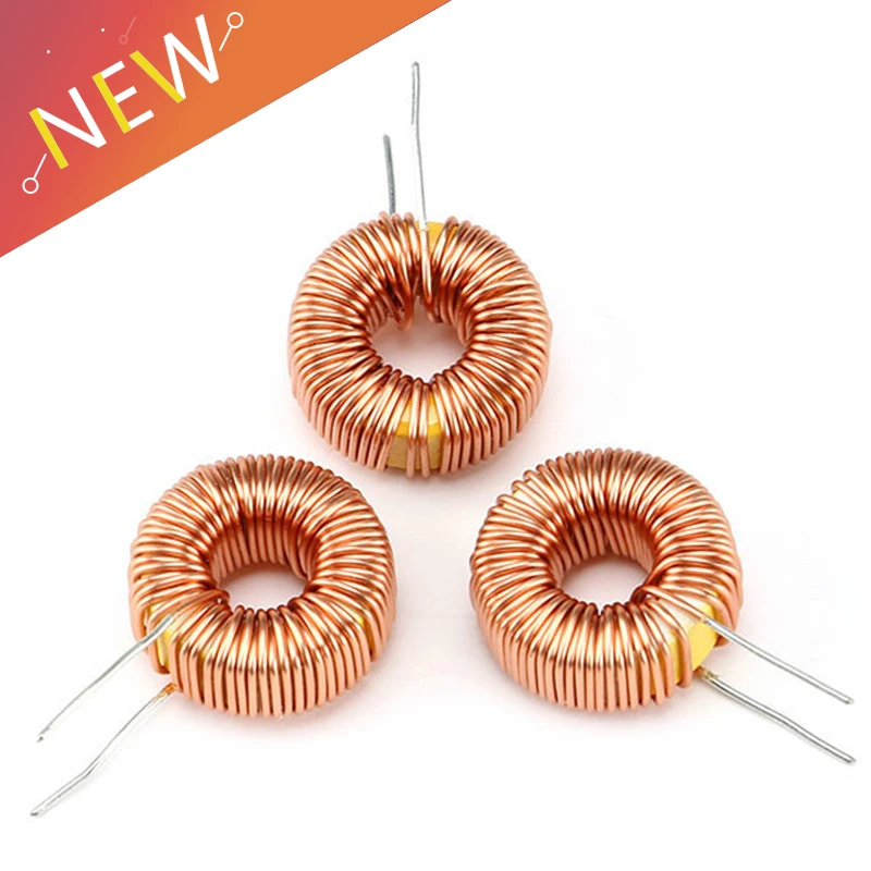 Nuevo 10 Uds 100uH 6A alambre inductor de núcleo toroide her Nuevo 10 Uds 100uH 6A alambre inductor de núcleo toroide her