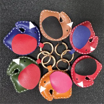 

2019 Wild New Leather Handmade Elephant Bag Pendant Car Key Ring with Accessories Handbags Ornaments