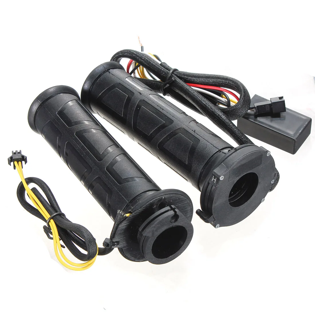 

Universal 22mm Electric Hot Heated Molded Motorcycle Grips ATV Warmers Adjust Temperature Hot Handlebar