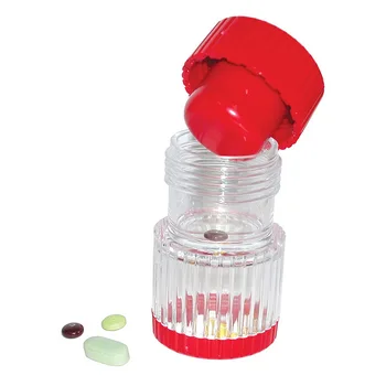 

Medicine Crusher Grinder Splitter Pill Pulverize case Storage Tablet Divider Dispenser Pills Grinding tablet crusher Portable