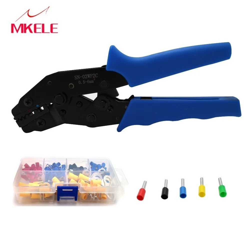 

SN-02WF2C Automatic Multifunctional Terminal Crimpers With Terminal connector E2508(300PCS)/Box,(110pcs)/Box, Crimping Tool
