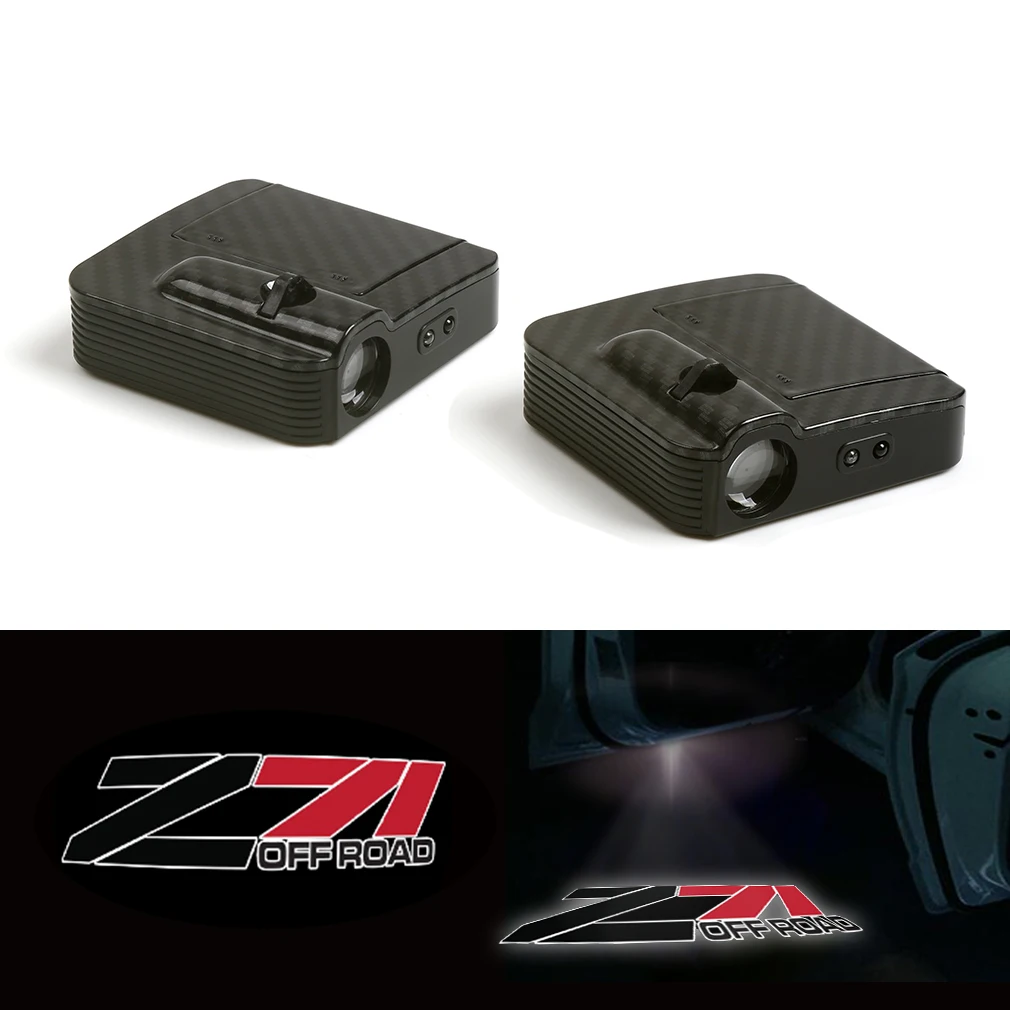 

2pcs Car Door Welcome Light Projector For Chevrolet Z71 Logo