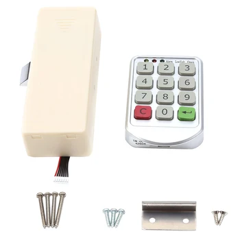 

Electronic Cabinet Lock Set Intelligent Digit Keypad Password Door Code Locks Keyless Locker Zinc alloy Security Lock Drawer