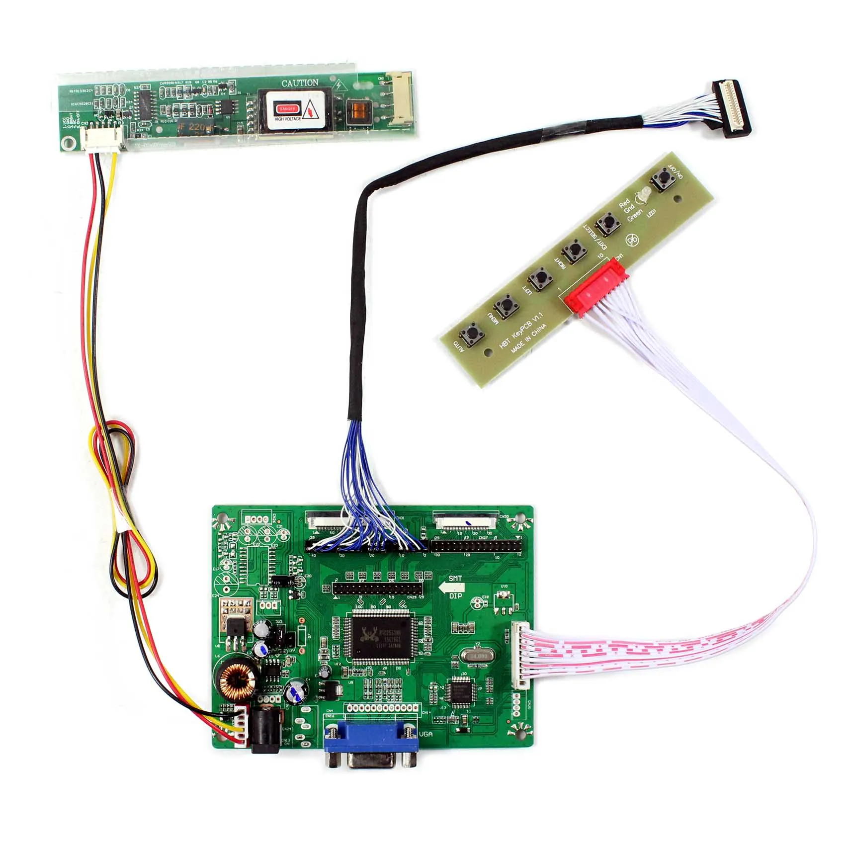 Подходит для 640x480 2CCFL инверторная плата NL6448AC33 RTMC7B A VGA LCD контроллера|Запасные