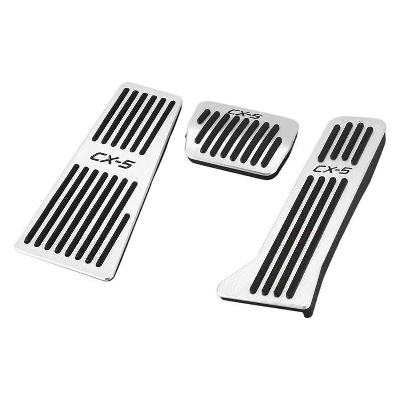 

For Automatic File Mazda Cx5 Cx-5 2017 2018 Car Accelerator Oil Footrest Pedal Plate Throttle Brake Treadle Interior Accessori