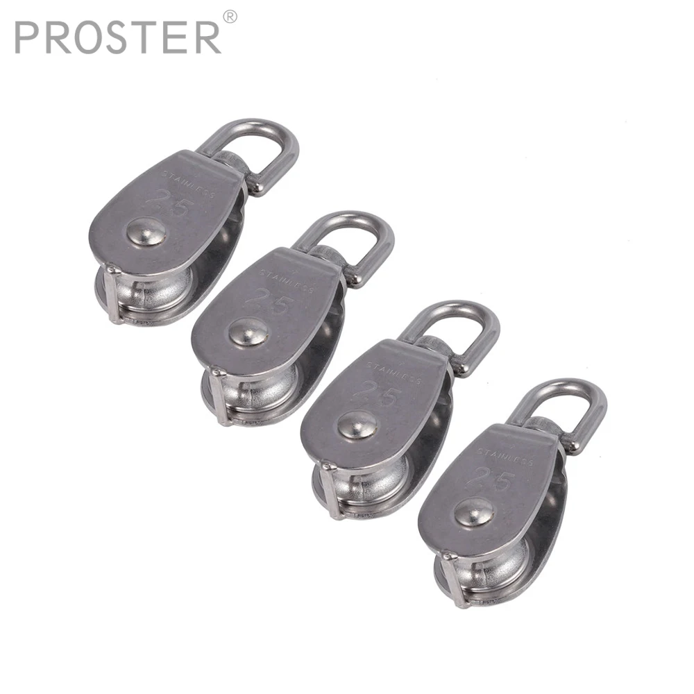 Proster 4 шт./компл. шкив из нержавеющей стали M25 стальной проволочный Одноколесный