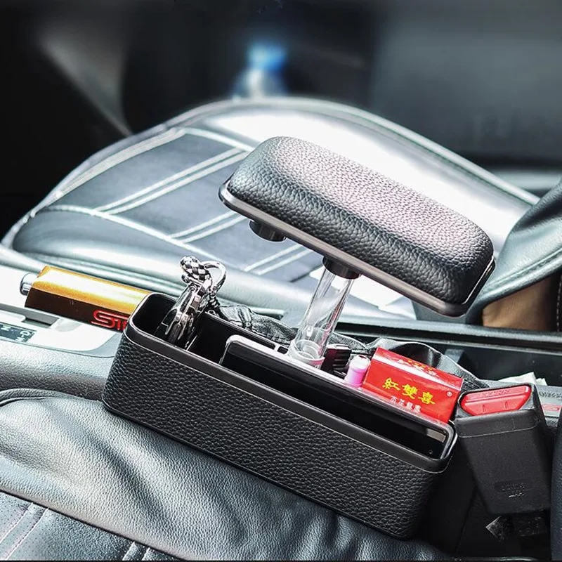

1pc Adjustable Car Armrest Cover Pad Multi-Functional Central Box Elbow Support Pad Auto Center Console Armrests Arm Rest Seat