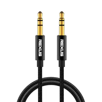 

ALLOYSEED 3.5mm Jack Audio Cable Gold Plated Stereo Male to Male Aux Cable Wire Cord