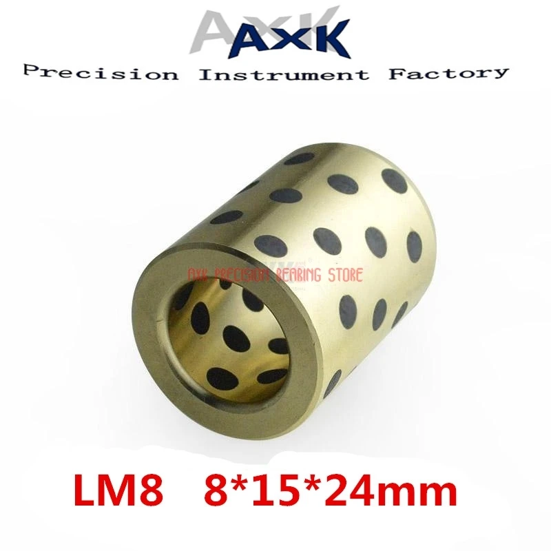 10 шт. линейный графитовый медный подшипник 8x15x24 мм|lm8| |