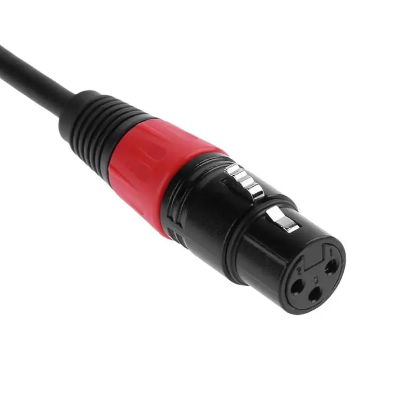 0 2 м 90 градусов 3 5 мм 1/8 дюйма Trs штекер XLR 3pin для аудиокабеля с разъемом типа