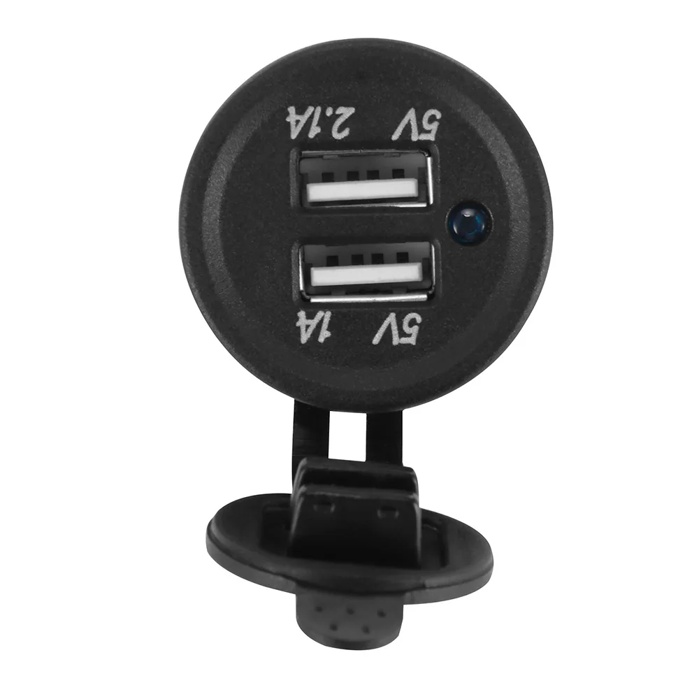 Onever Dual USB переходники для автомобильного зарядного устройства ВКЛ ВЫКЛ тумблер