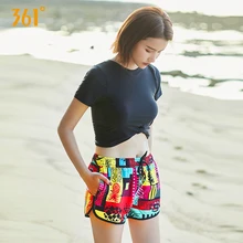 361 Woman Swimsuit with Pad Women Swimming Trunks Plus Size Black Swim Shorts  Swimwear Female Swimming Boxer Briefs Pool Bather