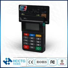 MPOS мобильный платежный терминал считыватель магнитных карт NFC и IC Картридер для чиповых карт с клавиатурой- HTY711