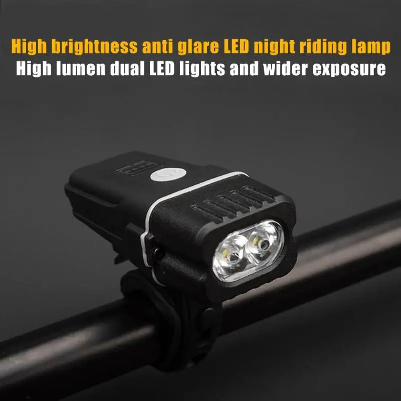 

Aluminum Bicycle Front Light 500LM LED High Quality Waterproof 5 Modes USB Rechargeable Bike Cycling Headlight Torch Flashlight
