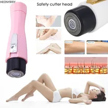 Водонепроницаемая Женская электробритва, мини Женская бритва для удаления волос на теле, безболезненный триммер, машинка для депиляции лица, подмышки