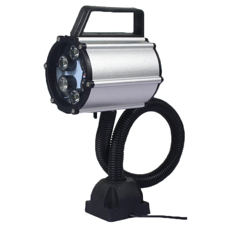

CLAITE 5W 90-220V 50CM Machine Work Lights LED Soft Rod Flexible Light Milling Light CNC Equipment Tool Lamp with US Plug