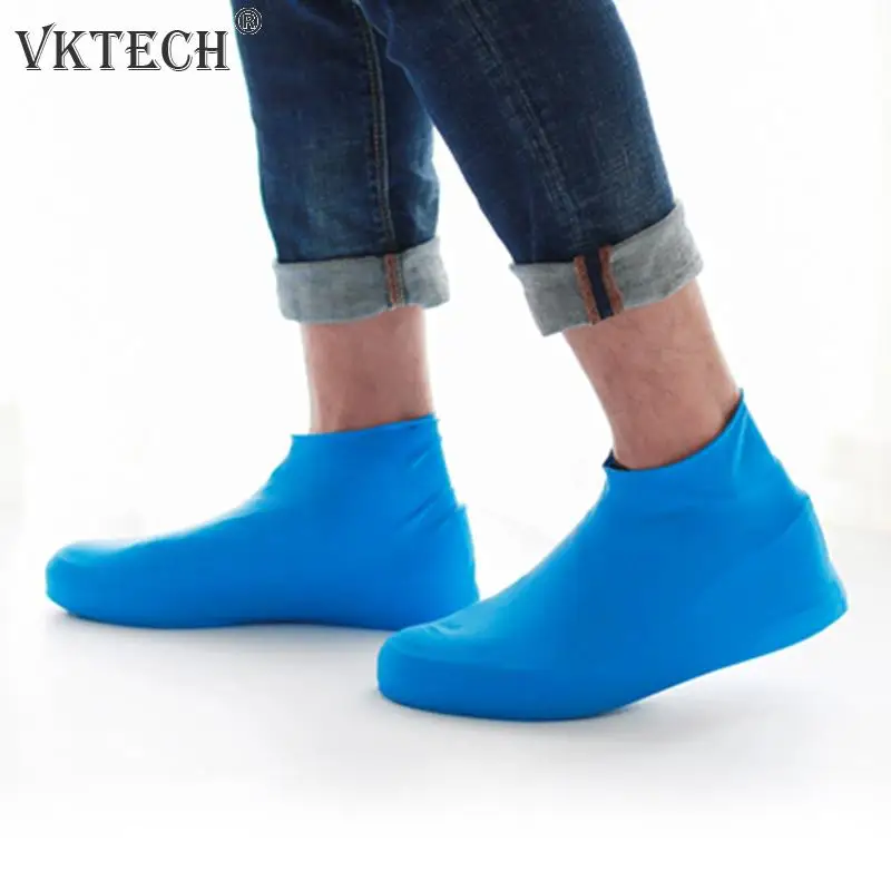 

1 Pair Shoes Cover Protector Antiskid Waterproff Reusable Raincoat Set Shoe Boots Cover Rubber Rain Shoes Cases Overshoes