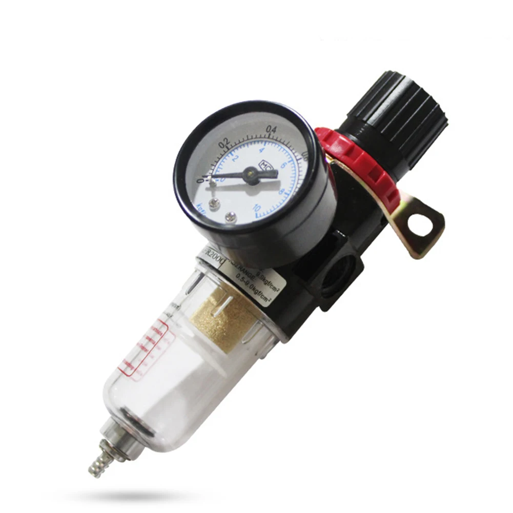 

AFR2000 Pressure Reducing Air Compressor Kit Gauge Tools Valve Filter Regulator Trap Oil-Water Separator
