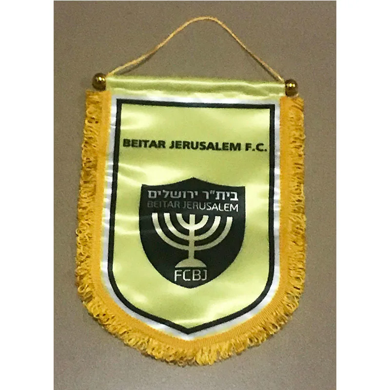 

Israel Beitar Jerusalem FC Newly 30cm*20cm Size Double Sides Christmas Decorations for Home Hanging Flag Banner Gifts