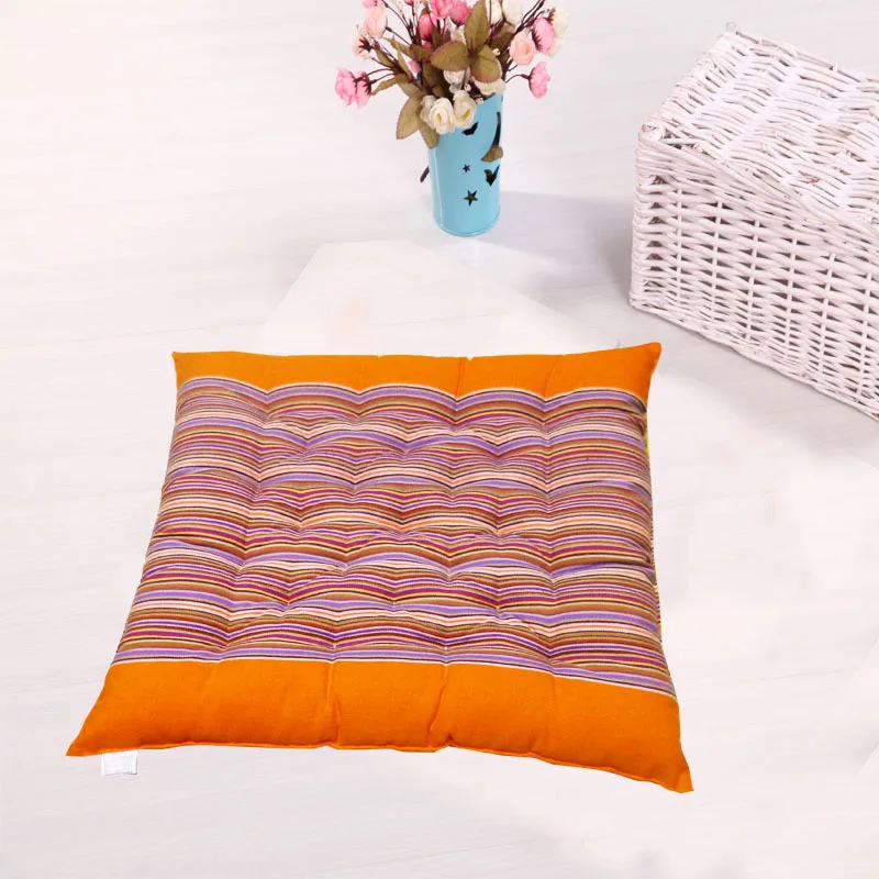 45X45 CM wholesale old coarse cloth cotton round square cushion tatami sofa Pad High-quality pearl cotton chair cushion