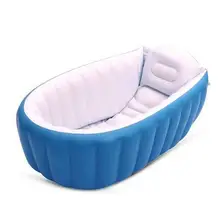 Portable Inflatable Baby Bath Kids Bathtub Thickening Folding Washbowl Children Tub Baby Swimming Pool