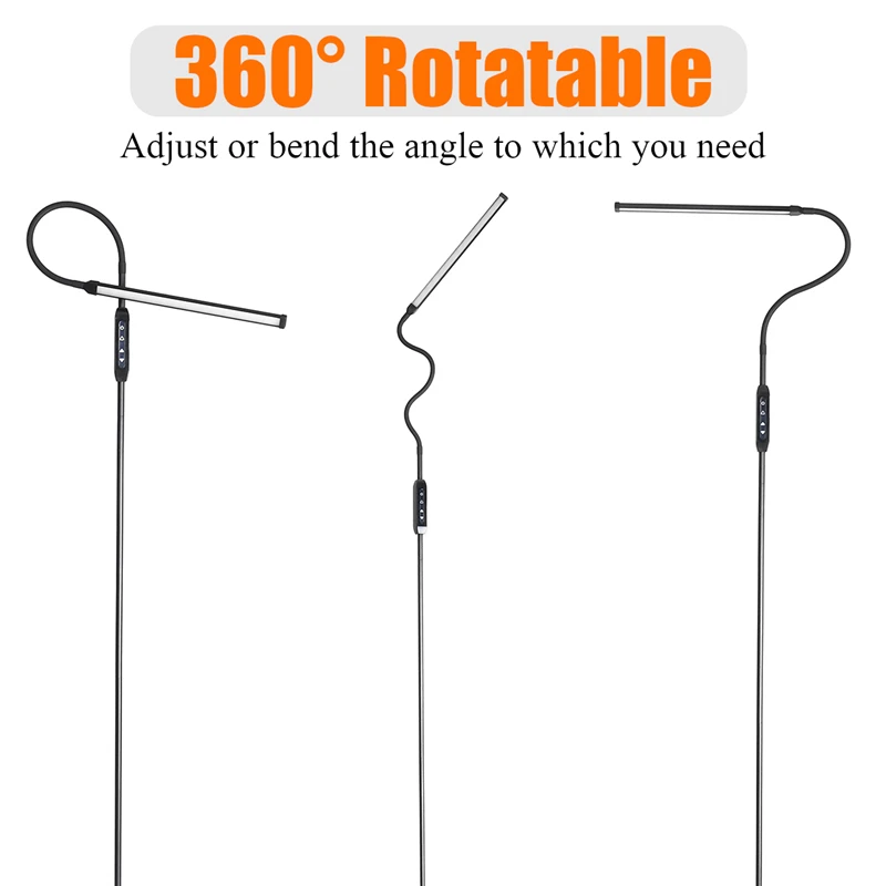  Hot Sale EU/US Plug Indoor Adjustable Height Floor Lamps For LED Light Clamp Dimmable Reading Deskt - 33006579749