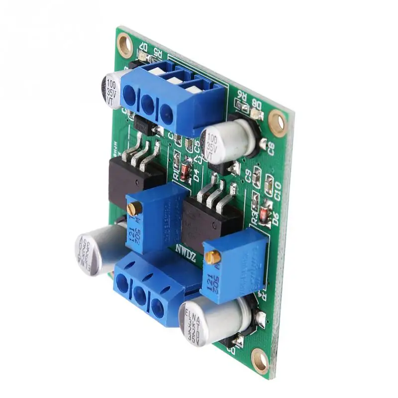 LM317/337 положительный и отрицательный стабилизатор напряжения Мощность модуль низкий уровень шума линейный Регулируемый стабилизации Мощность модуль