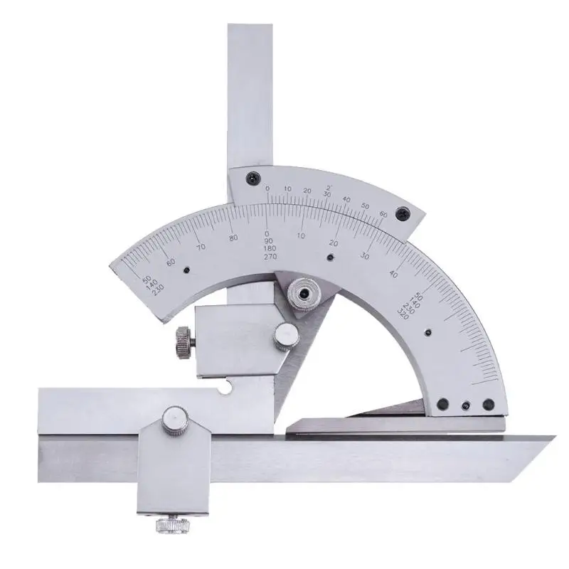 Universal Protractor 0-320 Degree Precision Goniometer Angle Measuring Finder Ruler Tool Woodworking Measuring Tool Dropship