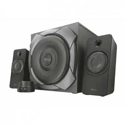 trust 100 watt 2.1 speaker set