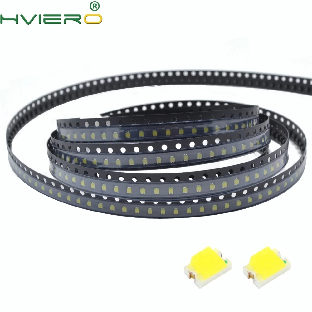 

100 pcs SMD SMT 0805 Super bright White LED lamp light