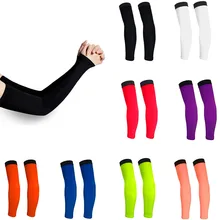 1 пара Защита от солнца УФ Лето ледяные рукава велосипед Гольф походные рукава манжета крышка баскетбольный велосипед спортивная ручная манжета