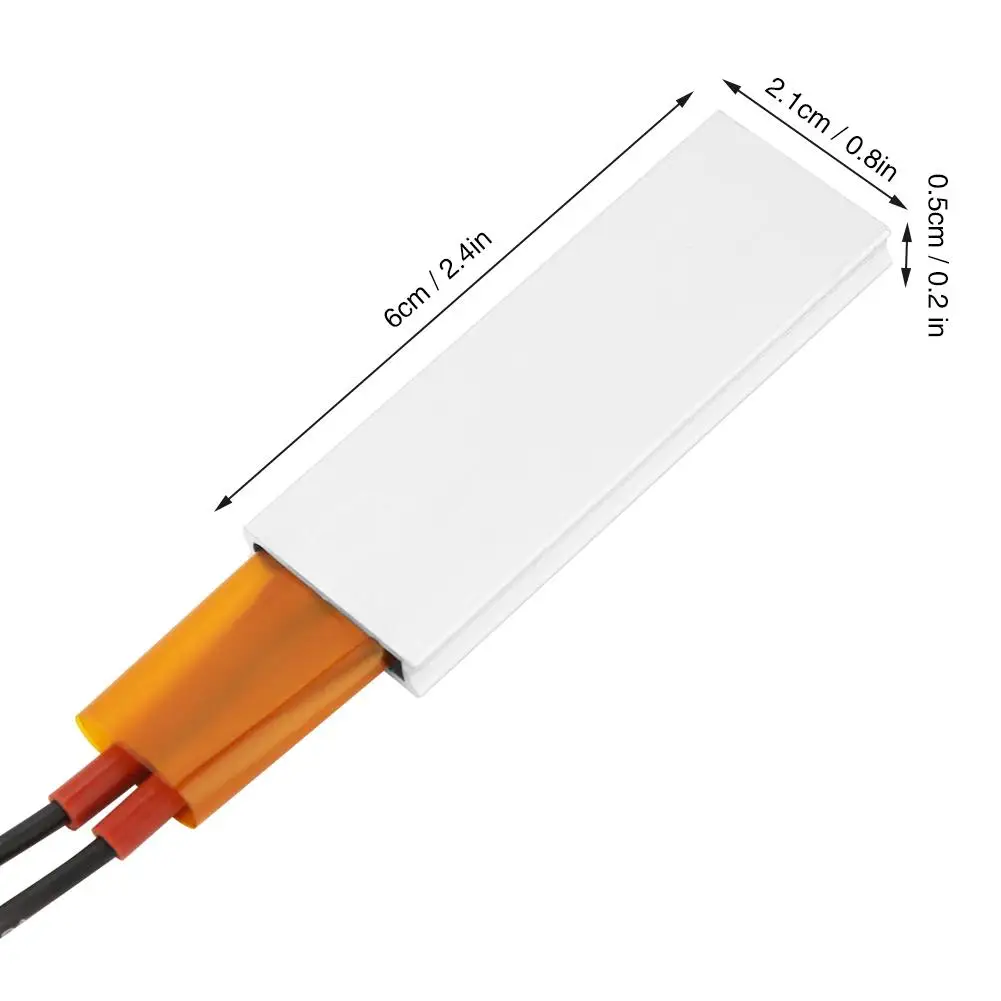 12V Алюминий Корпус PTC нагревательный элемент термостатического обогреватель