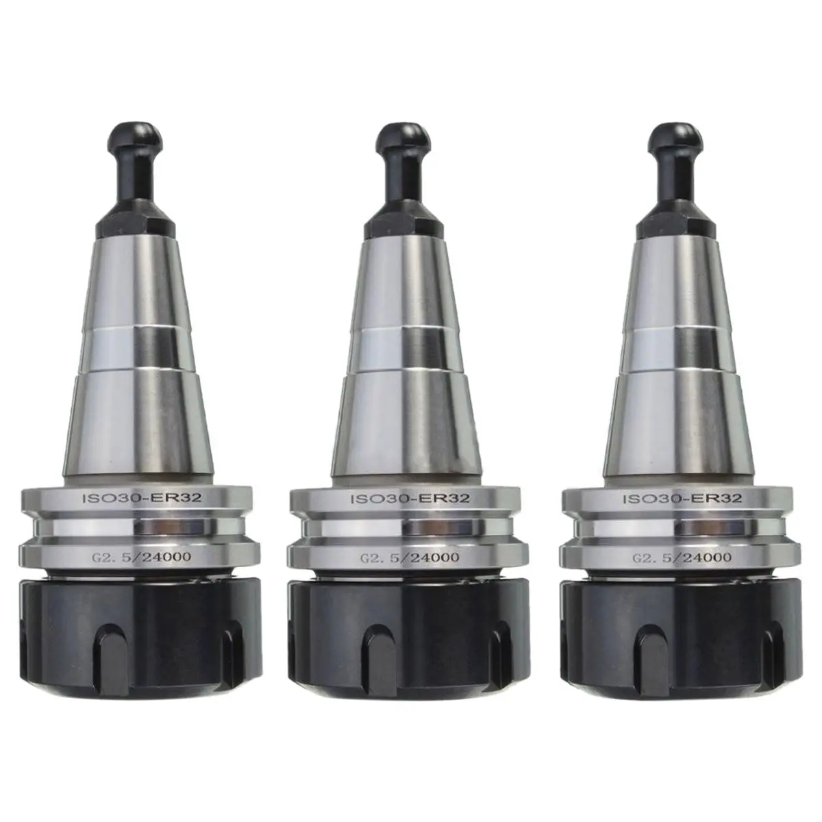 

HLZS-3PCS metal ISO30 ER32 50 Balance Collet Chuck G2.5 24000rpm CNC Toolholder