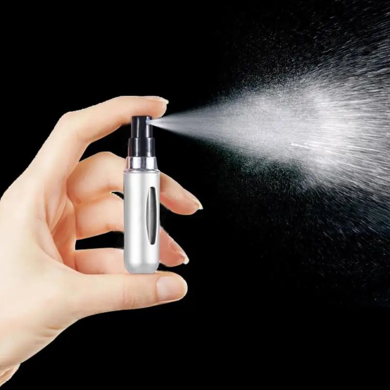 

5ml Mini Refillable Perfume Spray Bottle Atomizer Travel Cosmetic Container