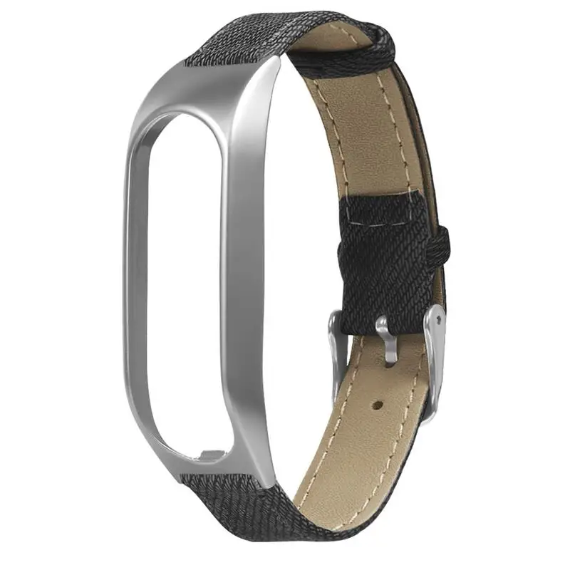 

Vintage Leather Canvas Watch Band Metal Case For The Tomtom Touch Fashion Simple Zinc Alloy Leather Watch Strap For Women men