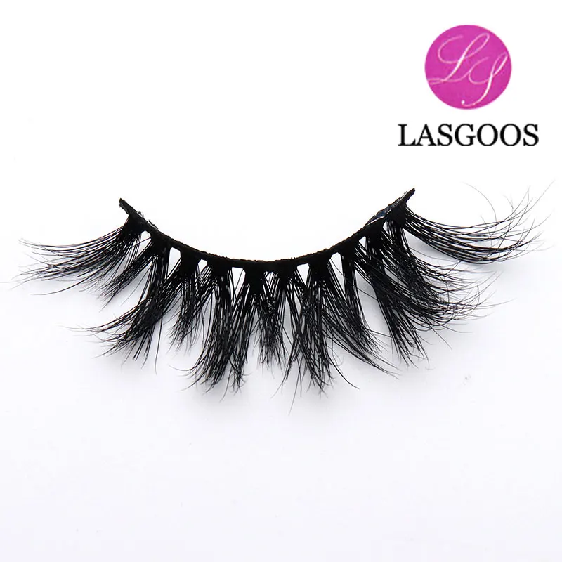 LASGOOS 5 пар норковые 25 мм пачкающие 3D Популярные Накладные ресницы художественные V