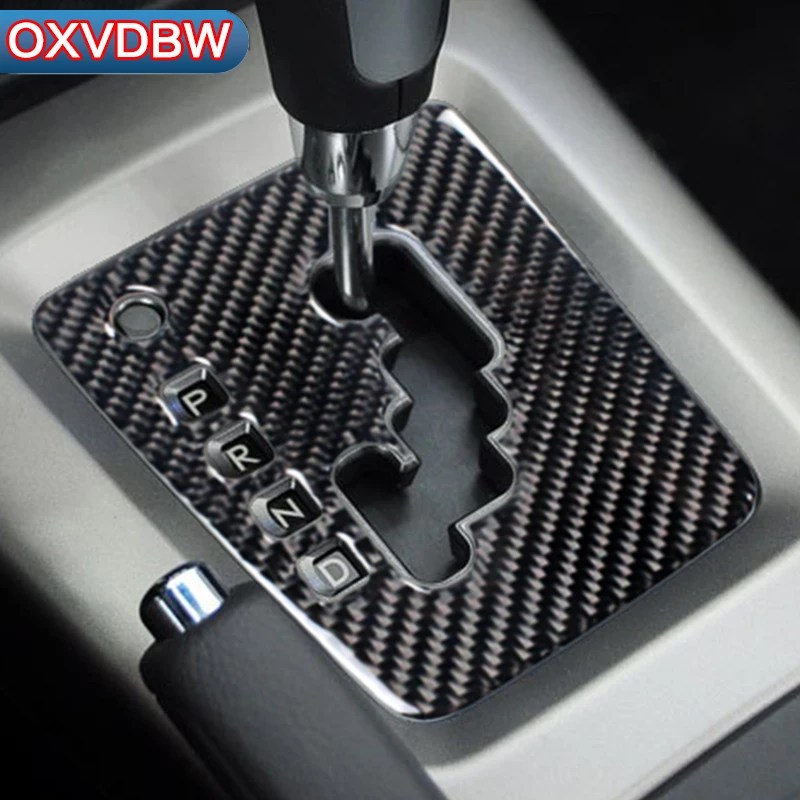 

For Subaru Forester Carbon Fiber Car Center Control Gear Shift Panel Decorative Sticker Interior Trim Accessories 2008-2012