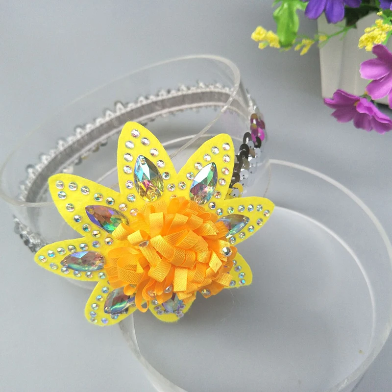 Милая повязка на голову для новорожденных аксессуары волос простой цветок