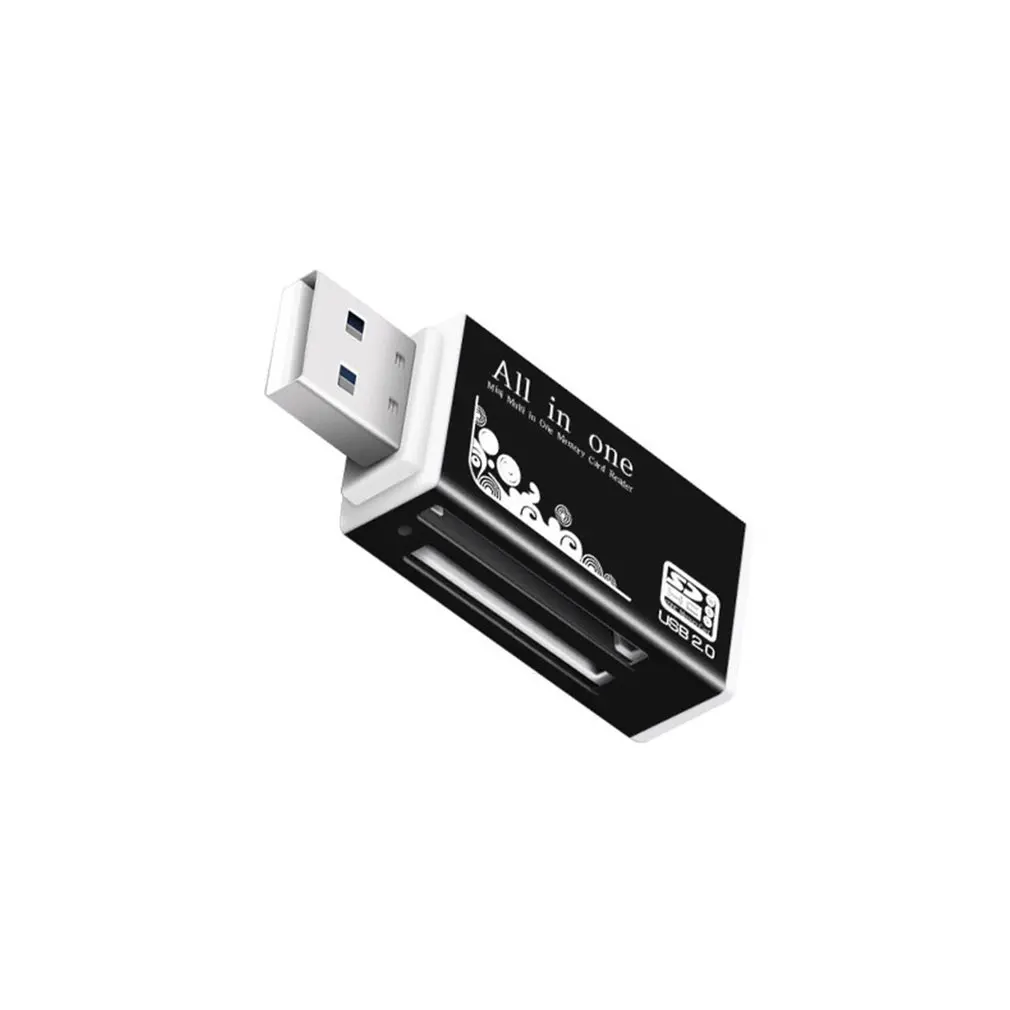 Multi Memory универсальный квадрат Форма Reader USB карты для TF Micro SD MMC SDHC M2 Memory Stick MS Duo RS-MMC