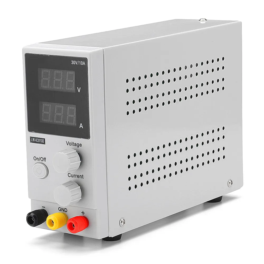  110V/220V 0-30V 0-10A Adjustable Digital DC Power Supply Switching Power Supply DC Regulated Power 