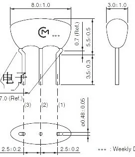 CSTLS10M00G53-BO 10 м 10 МГц 100G DIP-3 керамический Кристалл осциллятор x50PCS